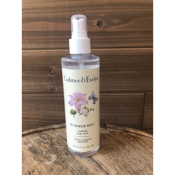 Crabtree Evelyn Soothing SUMMER HILL Body Mist 8.1 oz